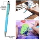 thumbnail image 4 of (Azul) Bolígrafo Punto Diamante Azul Nueva Pegatina Condensador Doble Cabezal Bolígrafo Cuadrado Y, 4 of 9