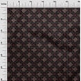 thumbnail image 2 of oneOone Cotton Poplin Fabric Leaves & Geometric Block Print Sewing Fabric BTY 42 Inch Wide, 2 of 4