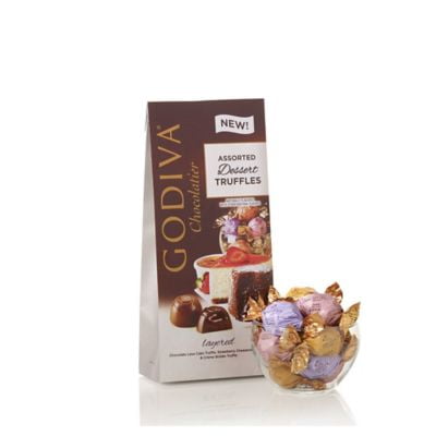Assorted Dessert Chocolate Truffles, Wrapped, Set of 6 by