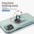 thumbnail image 5 of Dteck for iPhone 13 Pro Max Case with Ring Stand Cover,Hybrid Shockproof Impact-Resistant Bumpers Protective with Built-in Ring Stand Ring Kickstand for Apple iPhone 13 Pro Max (Green), 5 of 8