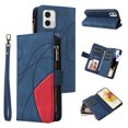 thumbnail image 1 of Compatible with Motorola Moto G73 5G Wallet Case with Card Slots PU Leather Zipper Flip Folio Cover, 1 of 5