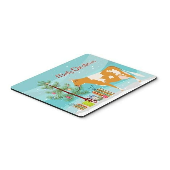 Guernsey Cow Christmas Mouse Pad - Hot Pad or Trivet