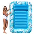 thumbnail image 1 of Tumbona inflable para broncearse para piscina, tamaño Aqua, tamaño extra grande, color verde azulado, 1 of 7