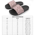 thumbnail image 2 of GZHJMY Stylish Slides for Women Men, Pink Leopard Print Soft Flexible Slip-on Sandals Slippers, 2 of 7