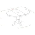 thumbnail image 4 of Kitchen Dinette Set - Table and Chairs - Rustic Dining Room Furniture Set, 4 of 5