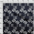 thumbnail image 2 of oneOone Polyester Lycra Fabric Geometric Kasuri Fabric Prints By Yard 56 Inch Wide, 2 of 4