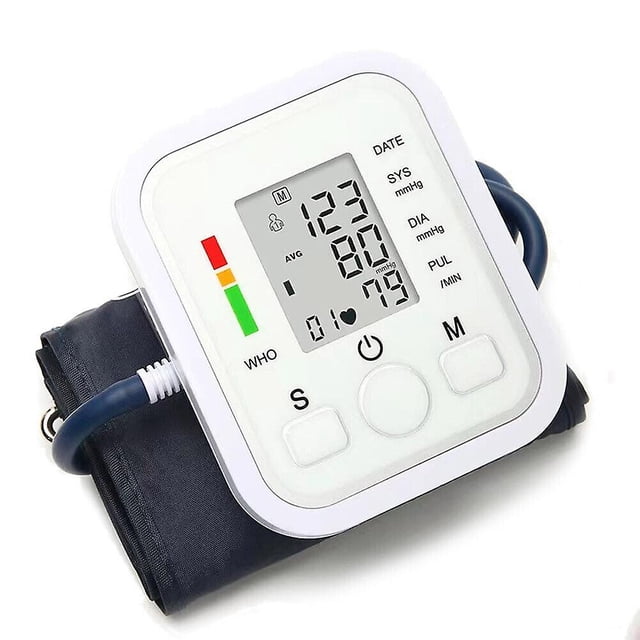 Monitor automático inteligente de presión arterial, brazo superior, máquina Digital Bp, brazalete grande-- Computadora Computadora Computadora portátil