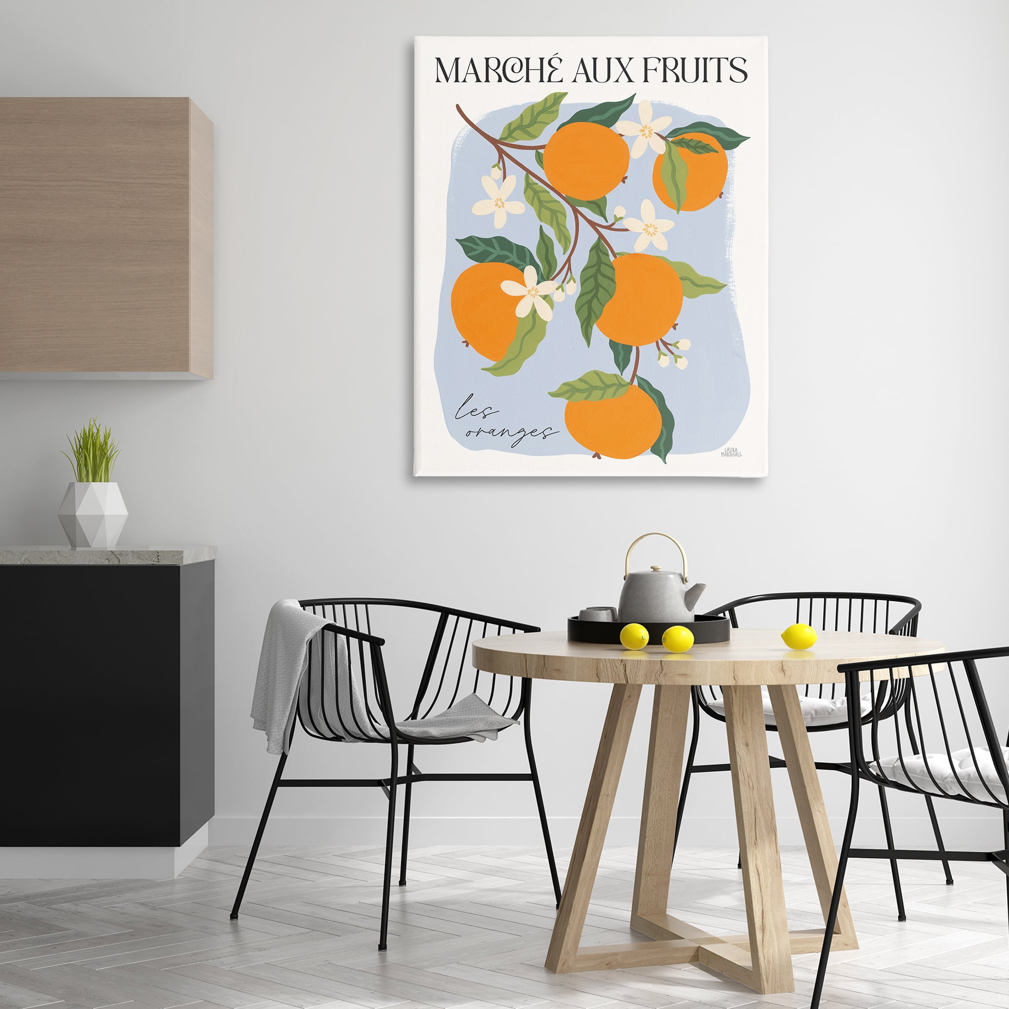 Stupell Industries Marche Aux Oranges Food & Beverage Painting Gallery Wrapped Canvas Art Print Wall Art, 36 x 48