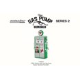 thumbnail image 1 of 1954 Tokheim 350 Twin Gas Pump Texaco "Sky Chief Fire-Chief" Replica Vintage Gas Pump, Green w/ Silver - Greenlight 14020C - 1/18 Scale Diecast Model Vehicle Accessory, 1 of 3