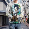thumbnail image 7 of Genshin Impact Unisex Sweatshirts Loose Pullover Sweater Hooded Hoodie 3D Printing Jacket Winter Fall Clothes S, 7 of 7