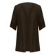 thumbnail image 5 of ICHUANYI Clearance Women Fashion Cardigan Up Casual Solid Color Half Sleeve Hoodeless Top(Brown, XXL) ICHUANYI WER2023081005684, 5 of 6