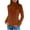 Brown, variant on XuJwPNcy Women's Turtleneck Sweaters Cable Knit Long Sleeve Pullover Sweater Casual Solid Thermal Tops Fall