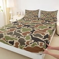 thumbnail image 3 of Castle Fairy Wildlife Dinosaurs Full Size Sheets,Vintage Abstract Camouflage Bed Sheets, 3 of 7