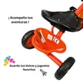 thumbnail image 4 of Triciclo Infantil con Luz y Sonido, 3 a 5 Años - Naranja, 4 of 8