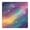 Colorful Galaxy Pattern, variant on Rainbow Tie Dye Wave Pattern Square Fitted Tablecloth with Elastic Edge,Square Table Cover,Washable Elastic Table Cover for Home Kitchen Party Decor 34"x34"
