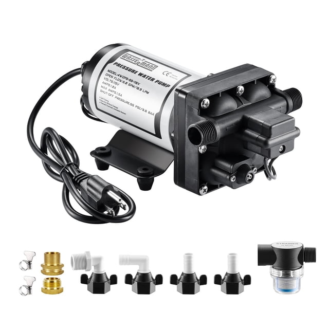 Bomba elevadora de presión de agua WASSERMANN 115V AC 5.0GPM 55PSI