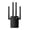 Black, variant on CASAFUN 2024 WiFi Extender - Wireless Signal Repeater Booster - Support WPA2, WPA and WEP9 Strong WiFi Booster-Band 2.4G - 4 Antennas 360 Degree Full Coverage