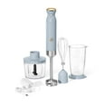 thumbnail image 5 of Beautiful by Drew Barrymore Complete Baking Prep Bundle, Cornflower Blue – 6-Speed Hand Mixer, Dual Stoneware Mixing Bowls & 9-Piece Measuring Set, 5 of 5