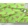 thumbnail image 3 of Soimoi polyester Crepe Fabric Wool & Cat Animal Print Fabric by the Yard 52 Inch Wide, 3 of 3