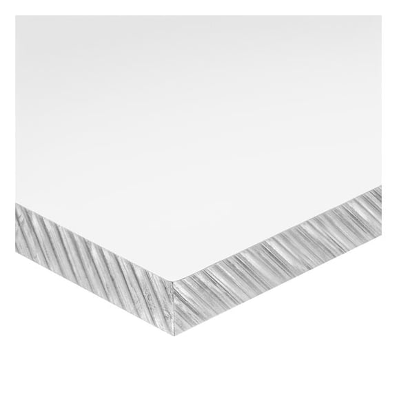 Colorless Polycarbonate Polycarbonate Sheet 36" L x 36" W x 1/8" Thick