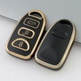 thumbnail image 4 of SPRING 4 Button for TPU Stylish Car key Remote Case Full Protection Dustproof for Hyundai Black, 4 of 9