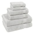 thumbnail image 3 of Cotton Paradise 100% Cotton 6 Piece Towel Set, Soft Absorbent Quick Dry Towels for Bathroom, Silver Gray, 3 of 7