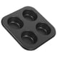 thumbnail image 3 of Moldes para muffins y pasteles, bandeja para horno de 4 rejillas, antiadherentes, para hornear cupcakes, para el hogar (negro), 3 of 8