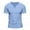 Light Blue, variant on Men V-Neck T Shirt Slim Fit Casual Fashion Gym Workout Athletic Muscle Tee Longline Comfortable Breathable Lightweight Mens T-Shirts Summer Lightweight Tee Tops