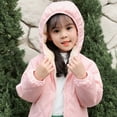thumbnail image 3 of Popvcly Baby Girls Boys' Winter Fleece Jackets with Hood Toddler Cotton Warm Lined Coat 6M-5T, 3 of 17
