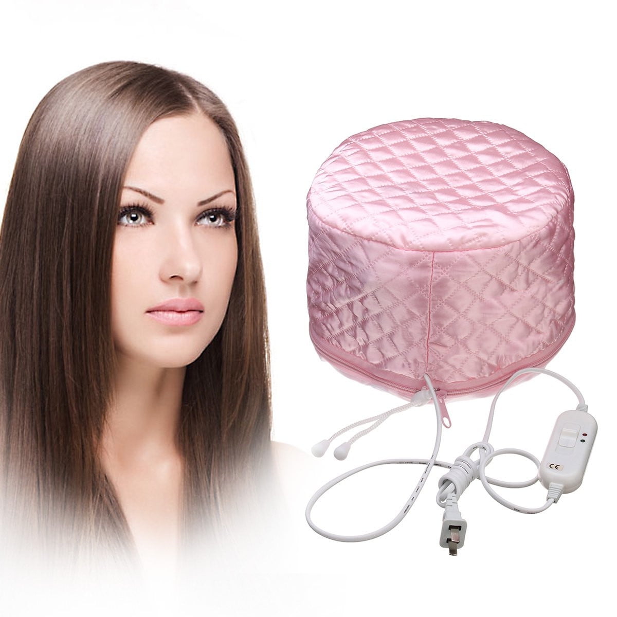 SEENDA Hair Steamer,Electric Hair Cap Thermal Cap for Hair Spa Hair Thermal Treatment  Hair Spa Cap Hair Care Hat for Home Use 