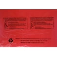 thumbnail image 2 of Tripact 11" x 19" LDPE CLEAR RED Plastic Flat Open Poly Bag Roll 1.25 mil - 8 Roll (920pcs) 03, 2 of 3