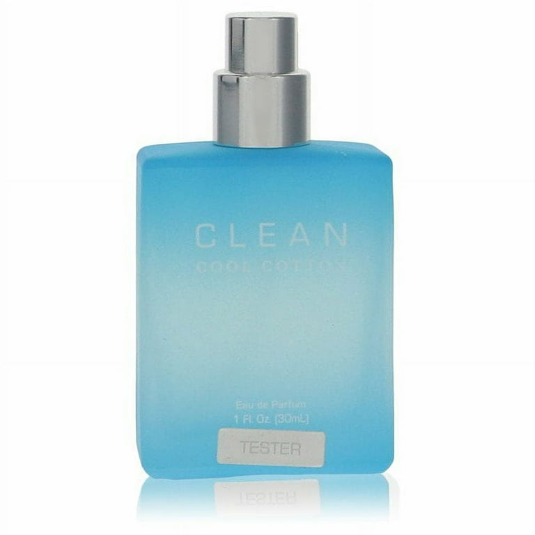 Clean Cool Cotton Eau De Parfum Spray (Tester) By Clean - 1 oz Clean Cool Cotton Eau De Parfum Spray (Tester) By Clean - 1 oz