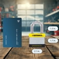 thumbnail image 4 of Brinks Commercial Laminated Steel 50mm Keyed Padlock with 1 1/4in Shackle, 4 of 8