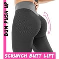thumbnail image 3 of Women's Scrunched Workout Leggings Textured Booty Yoga Pants Ruched Butt Lifting Leggings, 3 of 5
