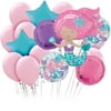 Party City Shimmering Mermaid Theme Balloon Decorations, Party Supplies, Includes Ribbon, 23 Pieces