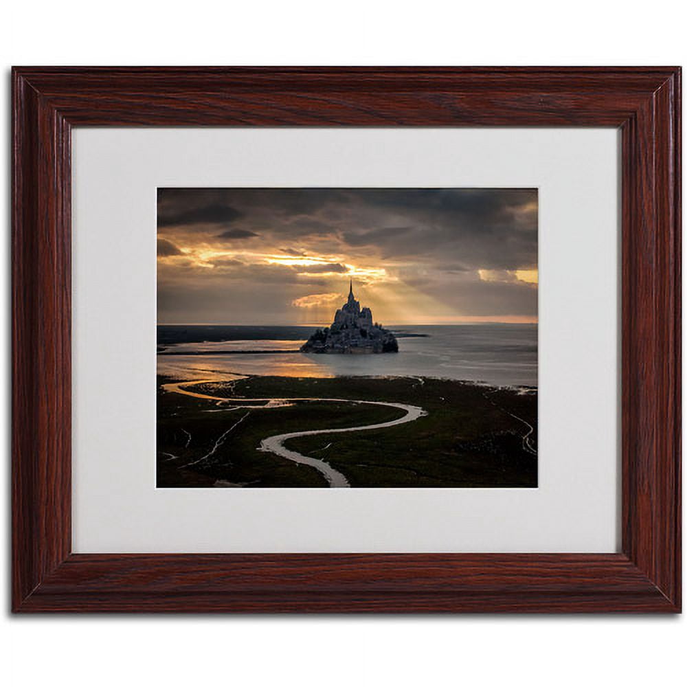 Trademark Fine Art "Welcome to the Hell" Framed Canvas Art by Mathieu Rivrin