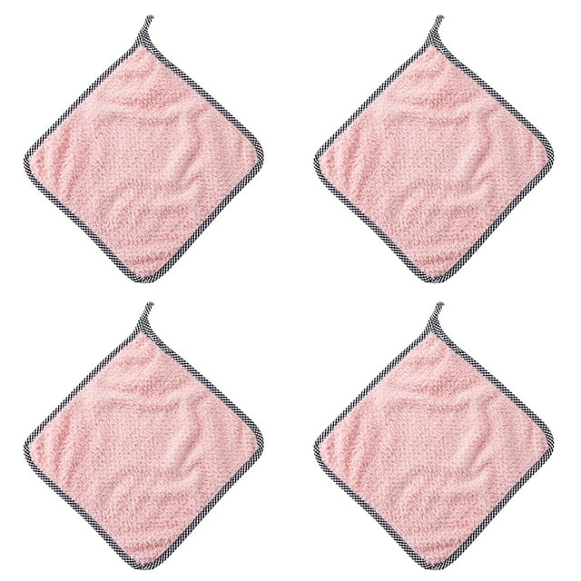 Less Than 5 Wipes 4pc Non-stick Oil Hand Towel Rags Can Be Hung Rags Kitchen Rags Lazy Rags