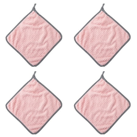 

GZJCKJY Wipes 4pc Non-stick Oil Hand Towel Rags Can Be Hung Rags Kitchen Rags Lazy Rags