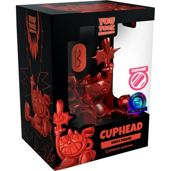 Youtooz: Cuphead Collection - Cuphead Red Chrome Limited Collector Edition 500 Made ONLY Vinyl Figure
