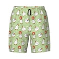 thumbnail image 4 of Lsque Mens Swim Trunks Cartoon Duck Pattern - Bathing Suit Compression Liner - Beach Swim Shorts Swimwear - (S-3XL) - Stretch Quick Dry -3X-Large, 4 of 9