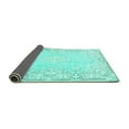 thumbnail image 2 of Ahgly Company Indoor Rectangle Persian Turquoise Blue Bohemian Area Rugs, 8' x 12', 2 of 4