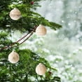 thumbnail image 4 of Yhmxh 4 Pcs Velvet Christmas Balls Set 3.14 inches Glitter Christmas Tree Ornaments Decoration Flocked Christmas Ball Xmas Balls Ornaments Xmas Tree Hanging for Indoor Outdoor Holiday Party Decor, 4 of 6
