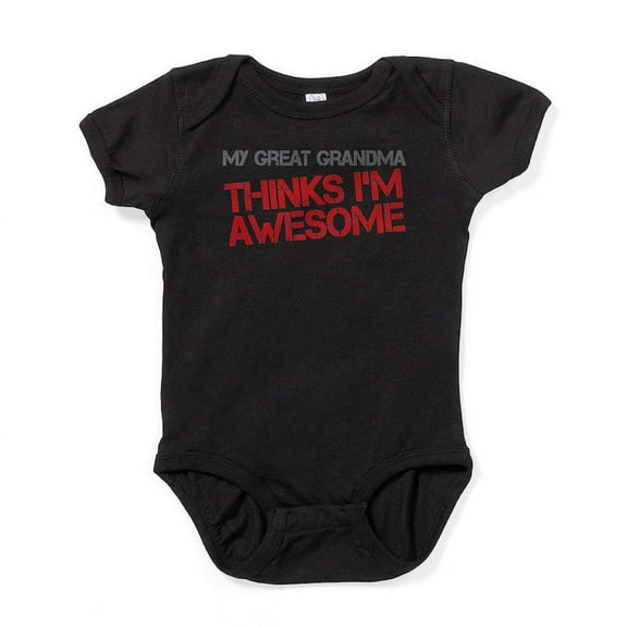 CafePress - Great Grandma Awesome Infant Bodysuit - Cute Infant Bodysuit Baby Romper - Size Newborn - 24 Months