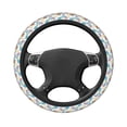 thumbnail image 3 of Balery Summer Stamp print Steering Wheel Covers Elastic Skidproof Steering Wheel Protective Cover Case for Men Women Universal 15 Inches Cars Accessories, 3 of 8