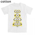 thumbnail image 2 of Camisetas de algodón divertidas para niños con dibujos animados de Los Cuatro Minions juntos, camisetas de verano para bebés, camisetas para niños, ropa para niñas, 2 of 5