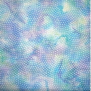 Fabri-Quilt Veedaf Freeform Dots Fabric Blue & Purple Blender Paintbrush Studio 100% Cotton Fabric sold by the yard