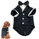 thumbnail image 1 of Camisa para perro, cachorro, mascota, ropa para perros pequeños, traje elegante, pajarita, camisa de boda, esmoquin formal Rojo Verde Cocina, Decoración y Otros, 1 of 6