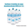 thumbnail image 3 of Agua Desmineralizada Desionizadas Infra Pack 6 Botellas 1.5 Litros, 3 of 3