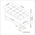thumbnail image 5 of Atlin Designs Storage Ottoman in Fawn Brown, 5 of 5