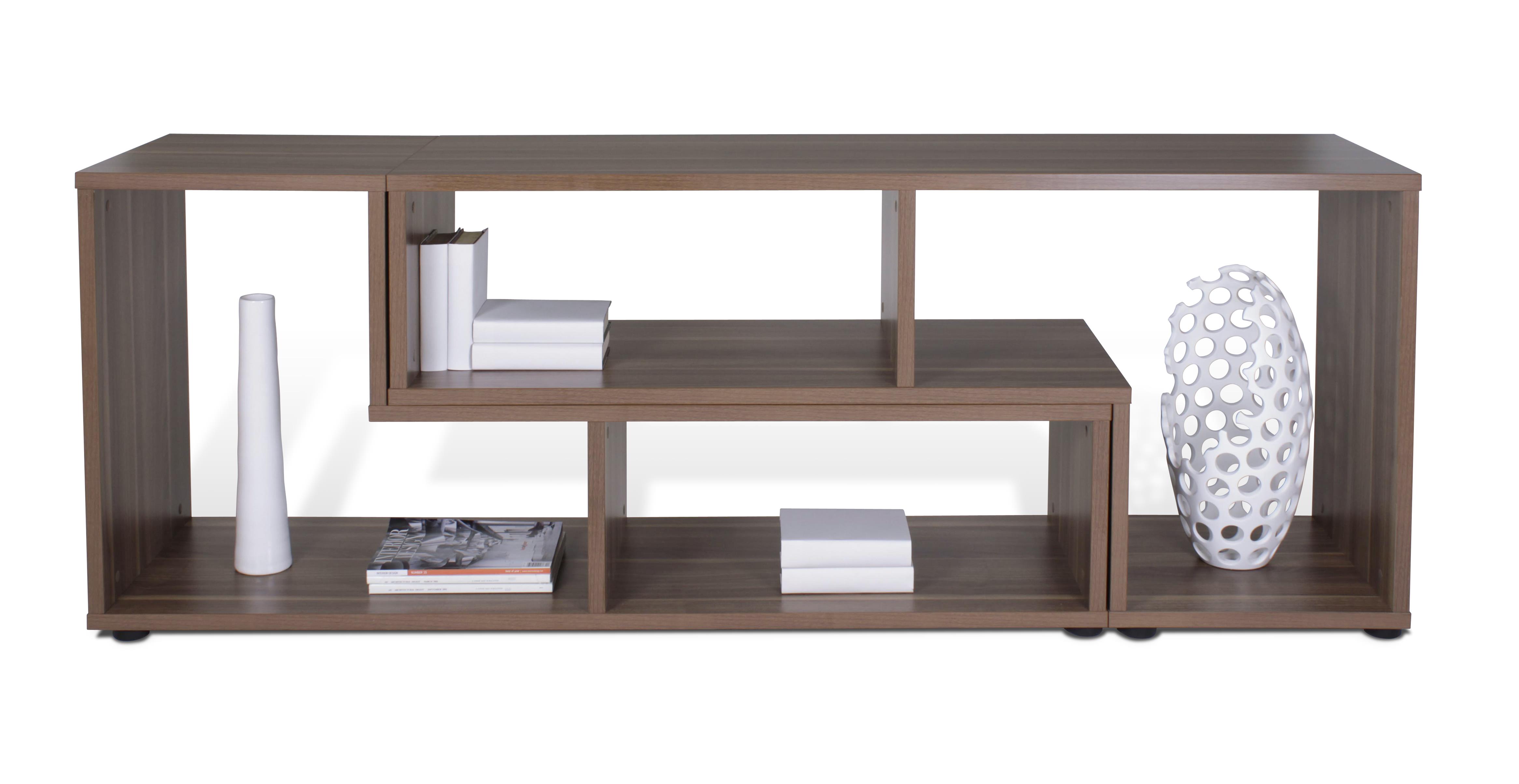 Jesper Office 100 Collection Storage Bookcase in Walnut - Walmart.com